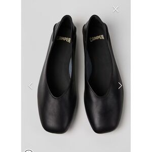 Camper Casi Myra Black Leather Ballerinas Flats Black Size 37 7 Minimalist